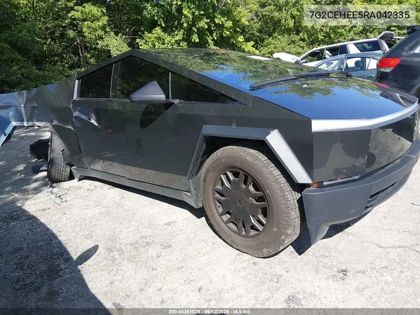 2024 Tesla Cybertruck Cyberbeast VIN: 7G2CEHEE5RA042335 Lot: 45361828