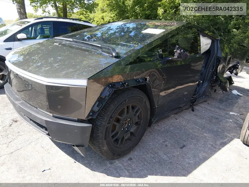2024 Tesla Cybertruck Cyberbeast VIN: 7G2CEHEE5RA042335 Lot: 45361828