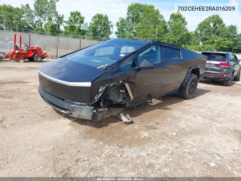 2024 Tesla Cybertruck Cyberbeast VIN: 7G2CEHEE2RA016209 Lot: 45368214