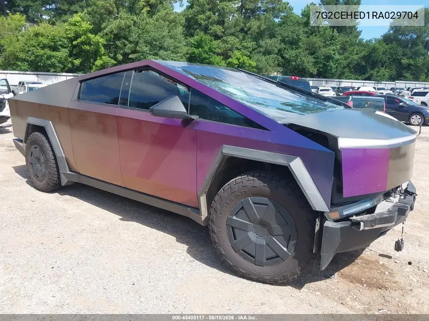 2024 Tesla Cybertruck All-Wheel Drive VIN: 7G2CEHED1RA029704 Lot: 45405117