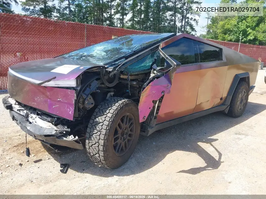 2024 Tesla Cybertruck All-Wheel Drive VIN: 7G2CEHED1RA029704 Lot: 45405117
