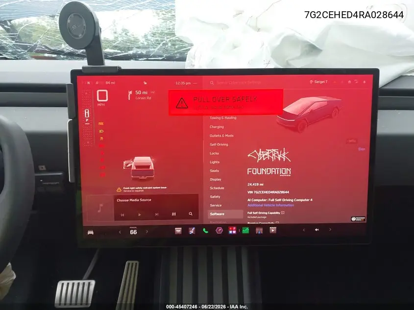 2024 Tesla Cybertruck All-Wheel Drive VIN: 7G2CEHED4RA028644 Lot: 45407246