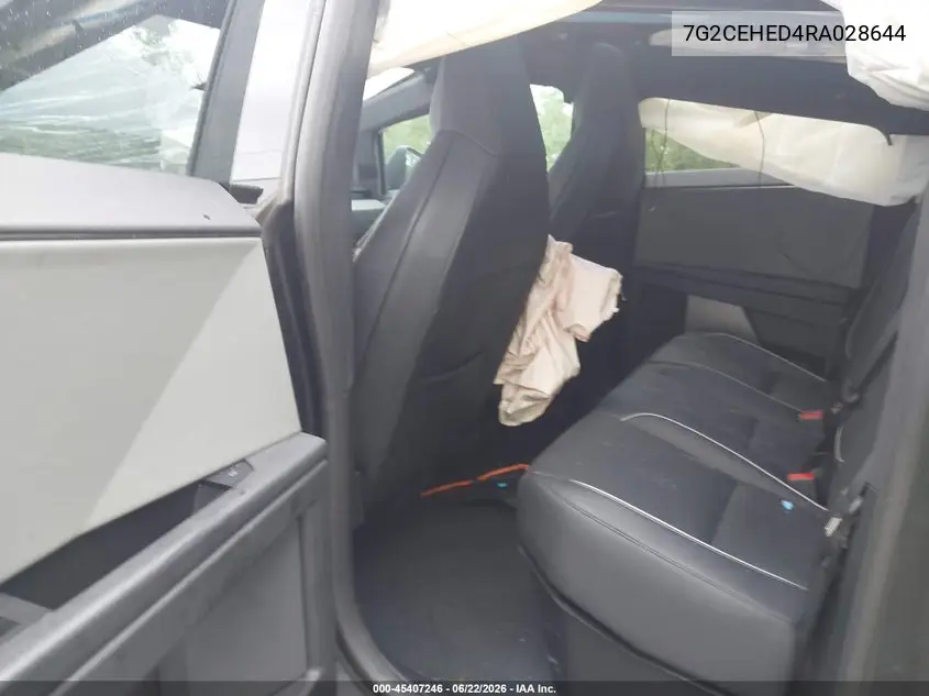 2024 Tesla Cybertruck All-Wheel Drive VIN: 7G2CEHED4RA028644 Lot: 45407246