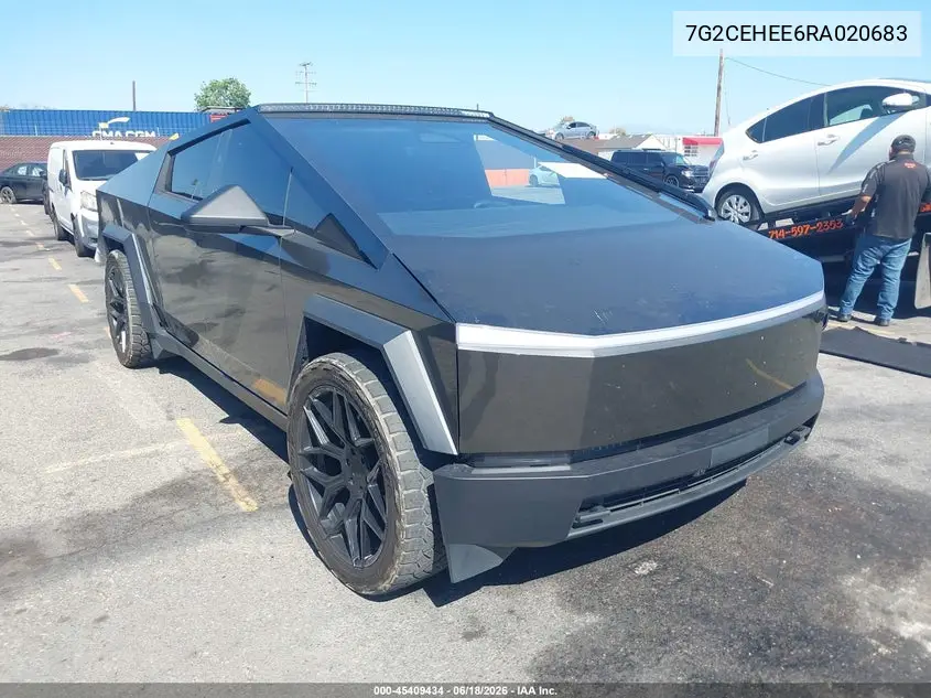 2024 Tesla Cybertruck Cyberbeast VIN: 7G2CEHEE6RA020683 Lot: 45409434