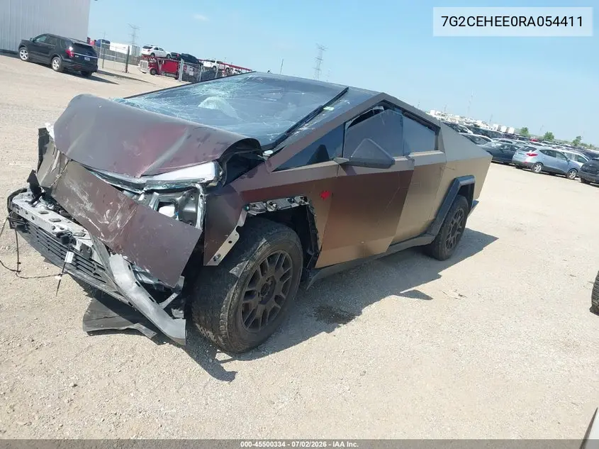 2024 Tesla Cybertruck Cyberbeast VIN: 7G2CEHEE0RA054411 Lot: 45500334