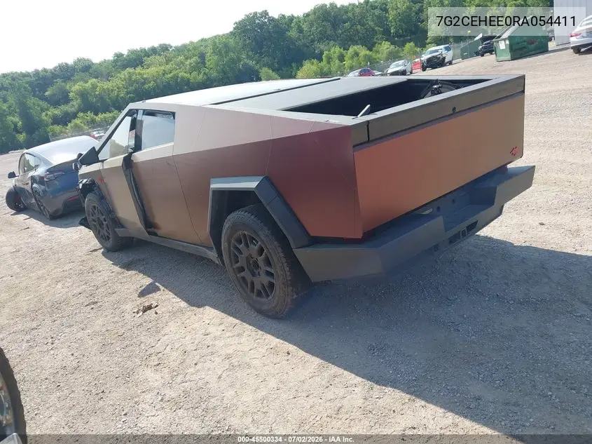 2024 Tesla Cybertruck Cyberbeast VIN: 7G2CEHEE0RA054411 Lot: 45500334