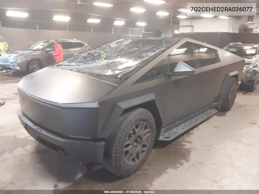 2024 Tesla Cybertruck All-Wheel Drive VIN: 7G2CEHED2RA036077 Lot: 45508563