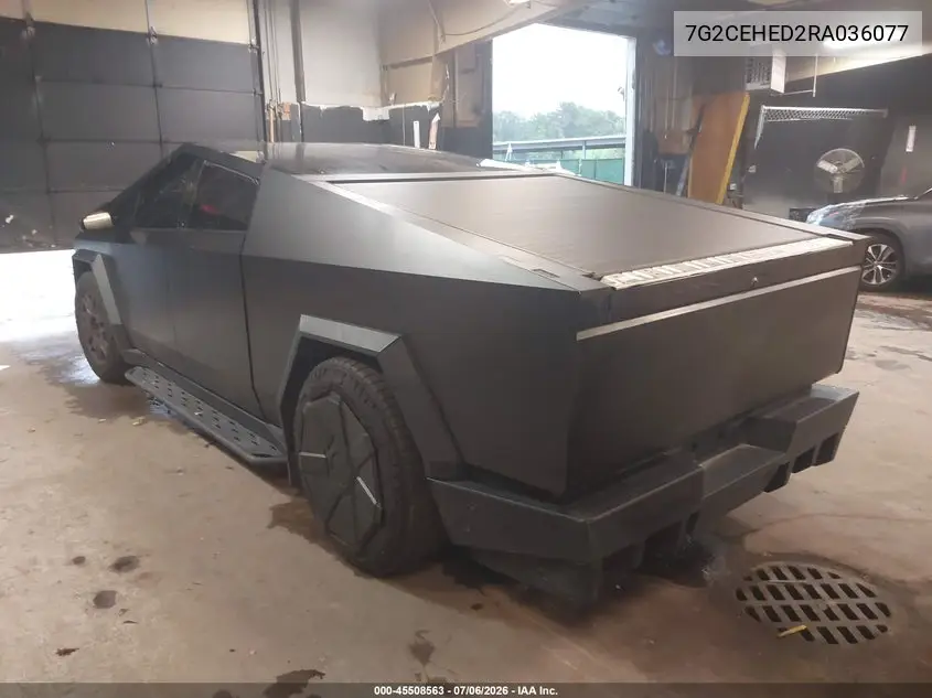 2024 Tesla Cybertruck All-Wheel Drive VIN: 7G2CEHED2RA036077 Lot: 45508563