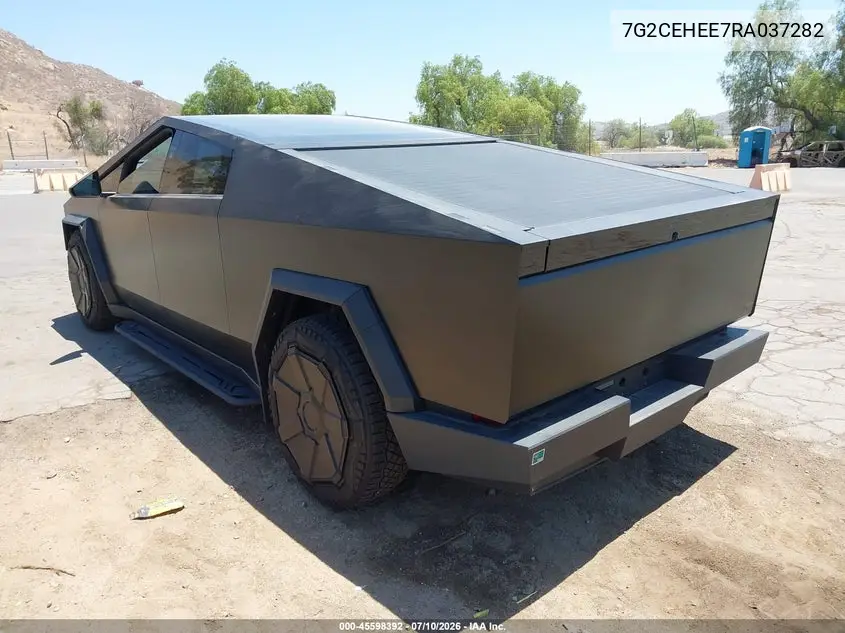 2024 Tesla Cybertruck Cyberbeast VIN: 7G2CEHEE7RA037282 Lot: 45598392