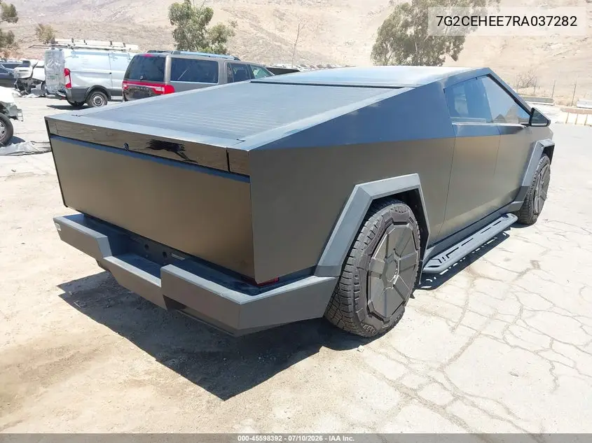 2024 Tesla Cybertruck Cyberbeast VIN: 7G2CEHEE7RA037282 Lot: 45598392