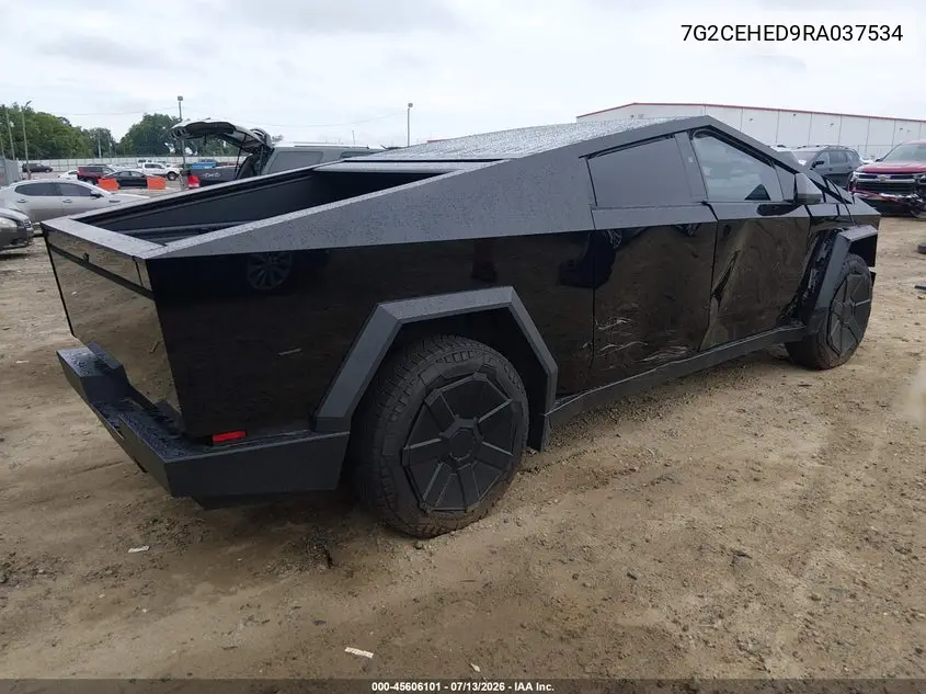 2024 Tesla Cybertruck All-Wheel Drive VIN: 7G2CEHED9RA037534 Lot: 45606101