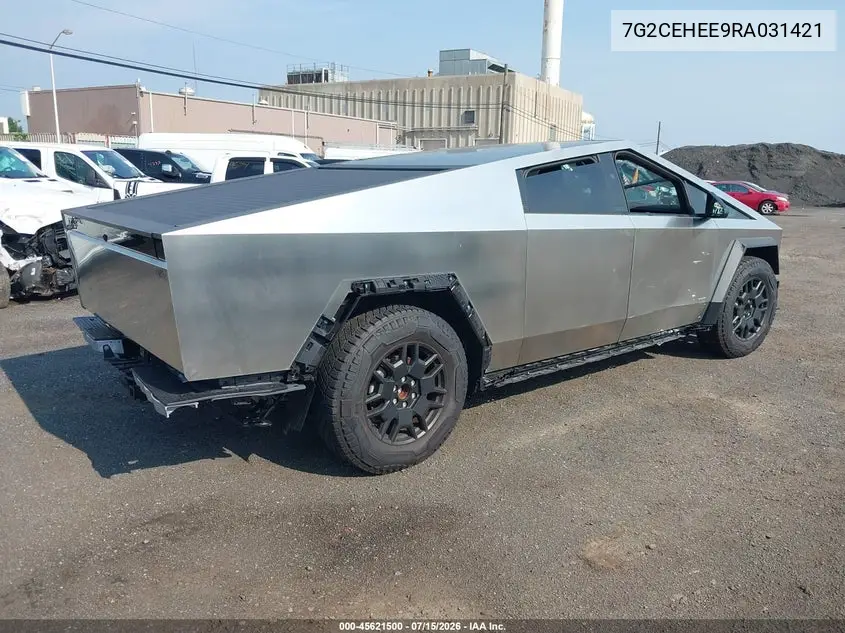 2024 Tesla Cybertruck Cyberbeast VIN: 7G2CEHEE9RA031421 Lot: 45621500