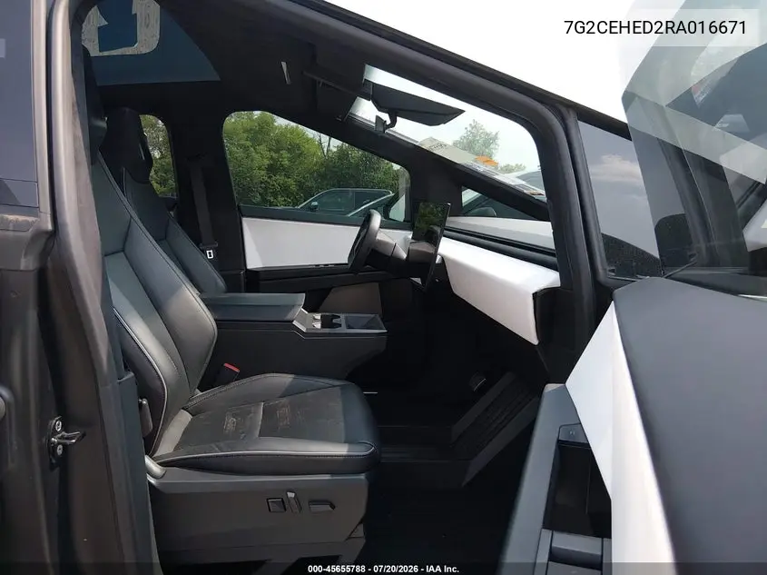 2024 Tesla Cybertruck All-Wheel Drive VIN: 7G2CEHED2RA016671 Lot: 45655788