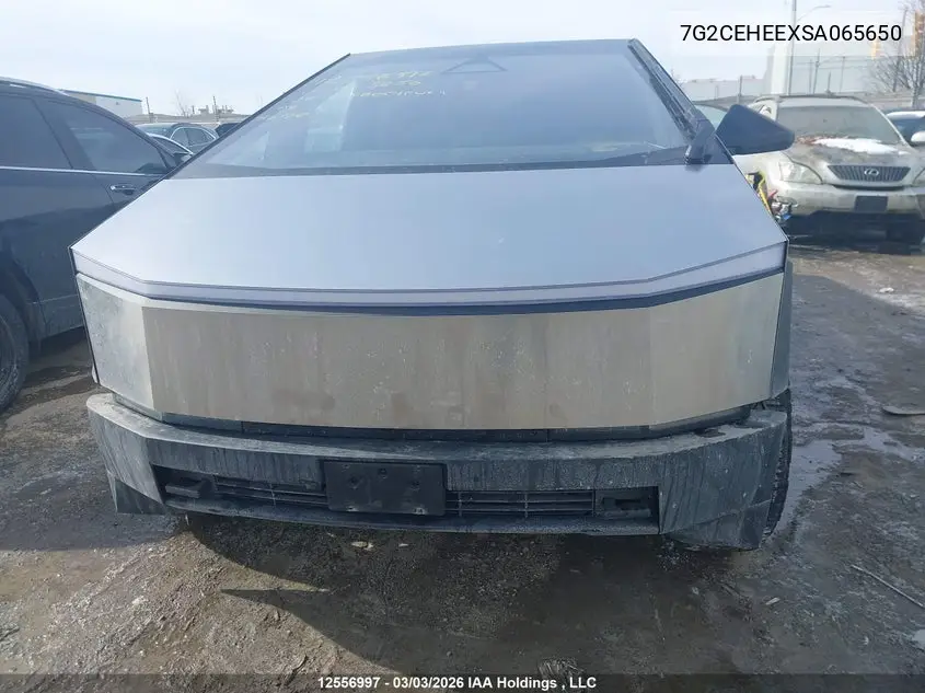 2025 Tesla Cybertruck Cyberbeast VIN: 7G2CEHEEXSA065650 Lot: 12556997