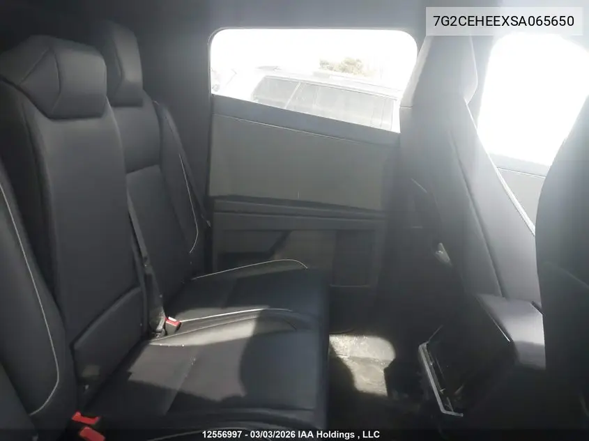 2025 Tesla Cybertruck Cyberbeast VIN: 7G2CEHEEXSA065650 Lot: 12556997