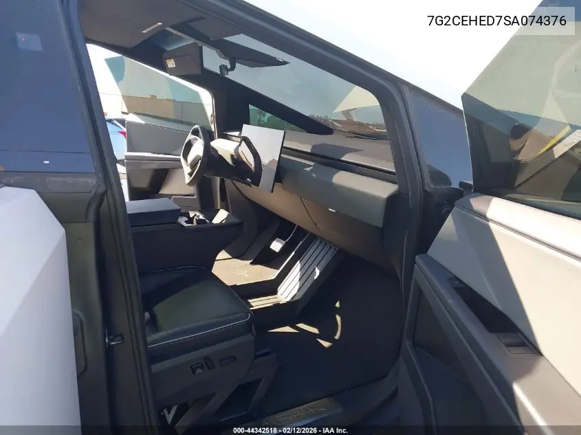 2025 Tesla Cybertruck All-Wheel Drive VIN: 7G2CEHED7SA074376 Lot: 44342518