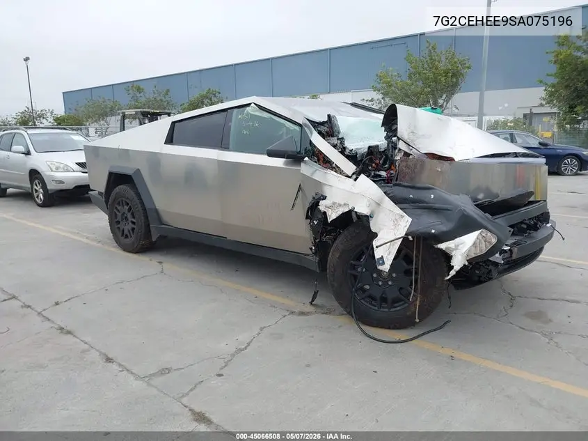 2025 Tesla Cybertruck Cyberbeast VIN: 7G2CEHEE9SA075196 Lot: 45066508