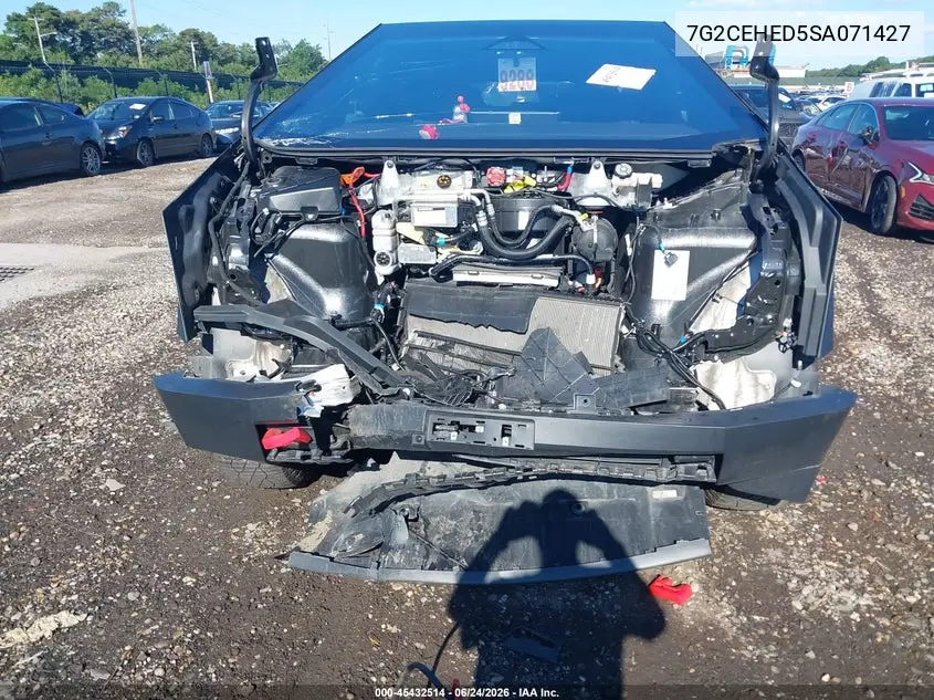2025 Tesla Cybertruck All-Wheel Drive VIN: 7G2CEHED5SA071427 Lot: 45432514