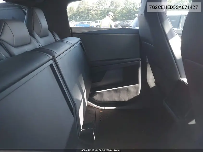 2025 Tesla Cybertruck All-Wheel Drive VIN: 7G2CEHED5SA071427 Lot: 45432514