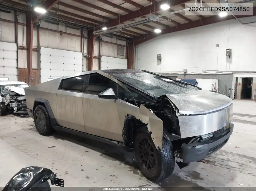 2025 Tesla Cybertruck All-Wheel Drive VIN: 7G2CEHED9SA074850 Lot: 45435831