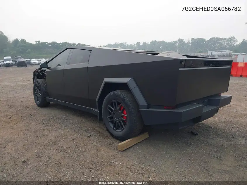 2025 Tesla Cybertruck All-Wheel Drive VIN: 7G2CEHED0SA066782 Lot: 45613206