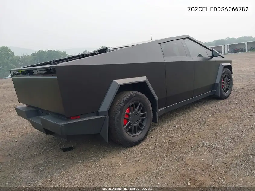 2025 Tesla Cybertruck All-Wheel Drive VIN: 7G2CEHED0SA066782 Lot: 45613206