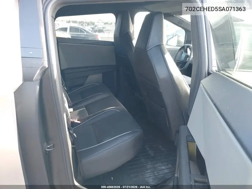 2025 Tesla Cybertruck All-Wheel Drive VIN: 7G2CEHED5SA071363 Lot: 45682026