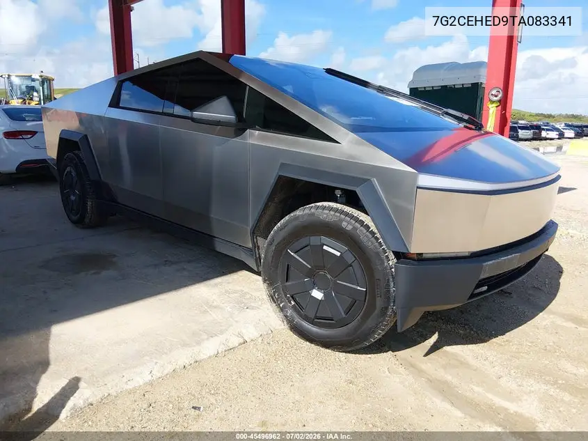 2026 Tesla Cybertruck Dual Motor All-Wheel Drive/Premium All-Wheel Drive VIN: 7G2CEHED9TA083341 Lot: 45496962
