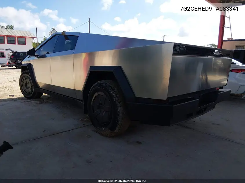 2026 Tesla Cybertruck Dual Motor All-Wheel Drive/Premium All-Wheel Drive VIN: 7G2CEHED9TA083341 Lot: 45496962