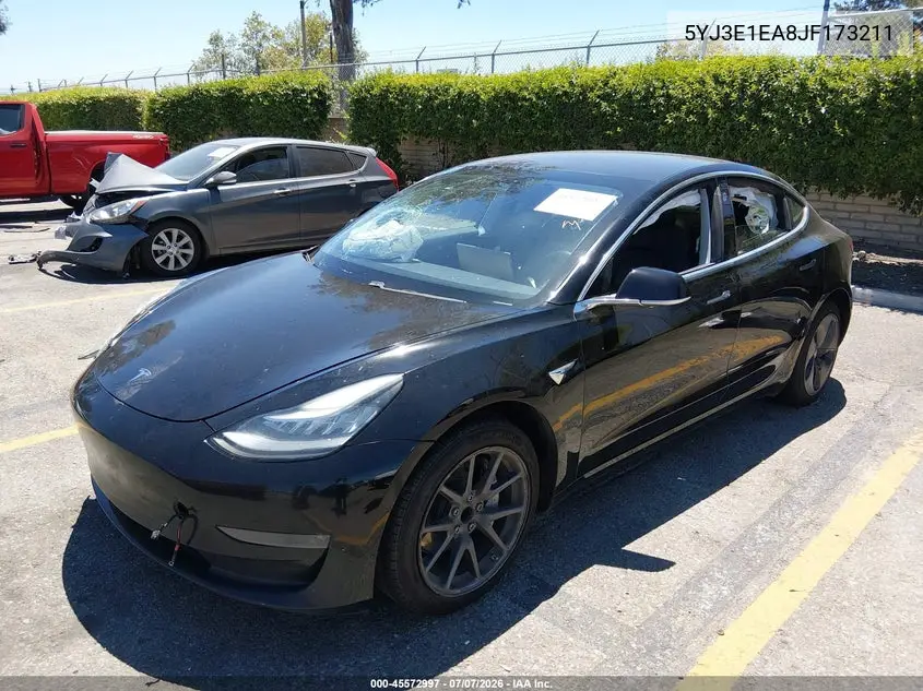 2018 Tesla Model 3 Long Range/Mid Range VIN: 5YJ3E1EA8JF173211 Lot: 45572997