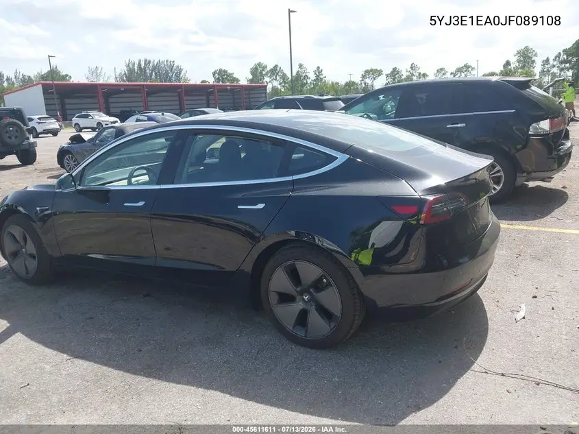 2018 Tesla Model 3 Long Range/Mid Range VIN: 5YJ3E1EA0JF089108 Lot: 45611611