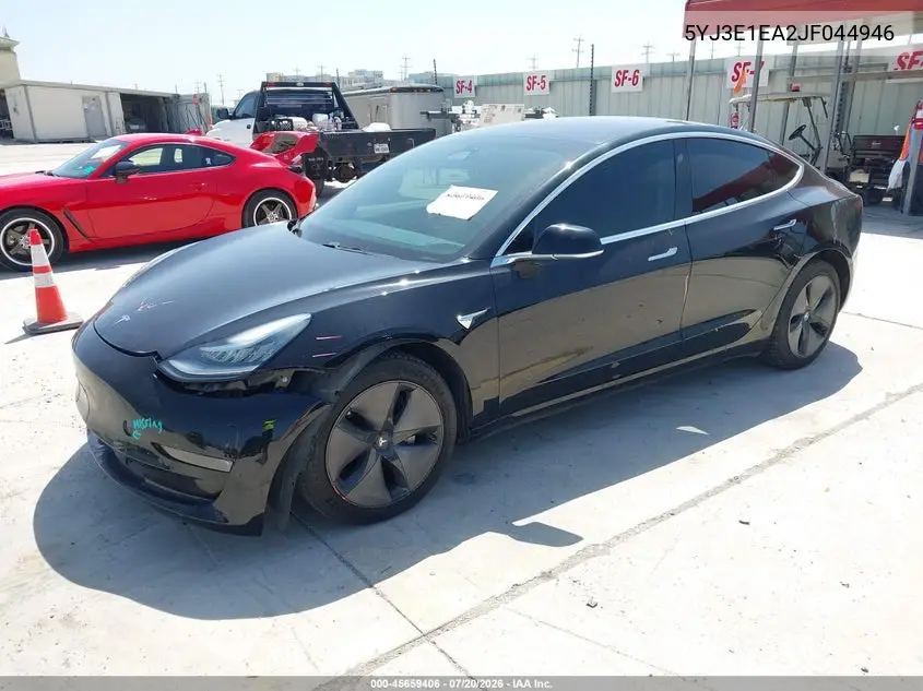 2018 Tesla Model 3 Long Range/Mid Range VIN: 5YJ3E1EA2JF044946 Lot: 45659406