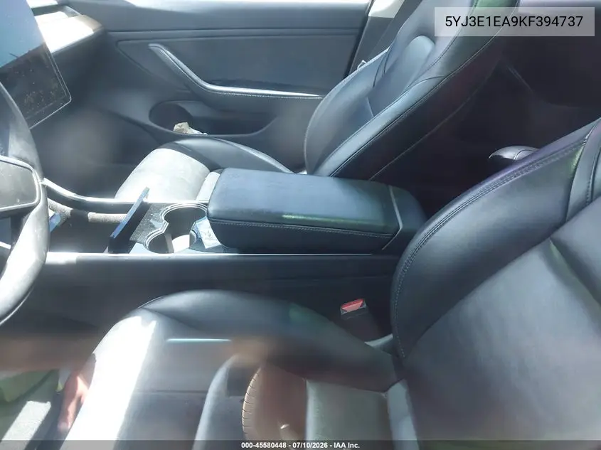 2019 Tesla Model 3 Long Range/Mid Range/Standard Range/Standard Range Plus VIN: 5YJ3E1EA9KF394737 Lot: 45580448