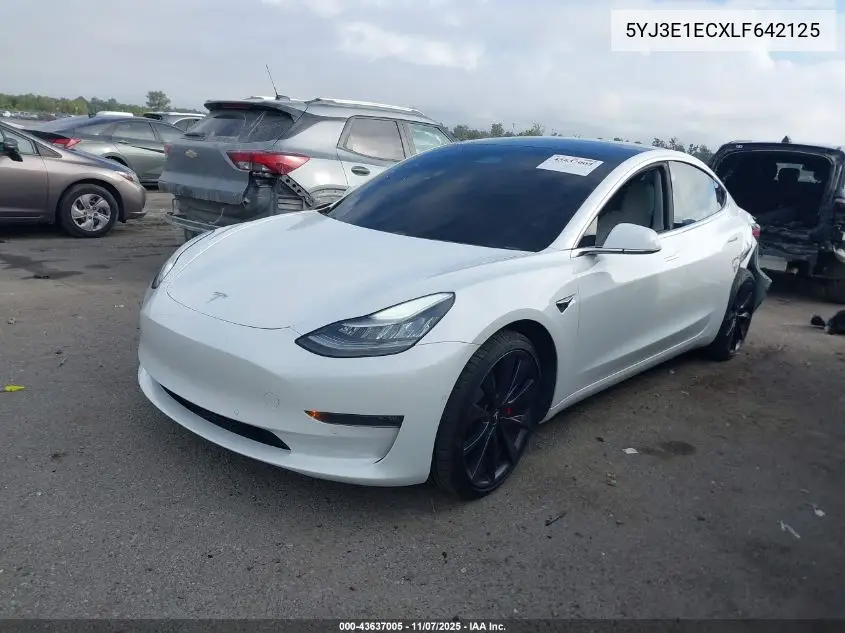 5YJ3E1ECXLF642125 2020 Tesla Model 3 Performance