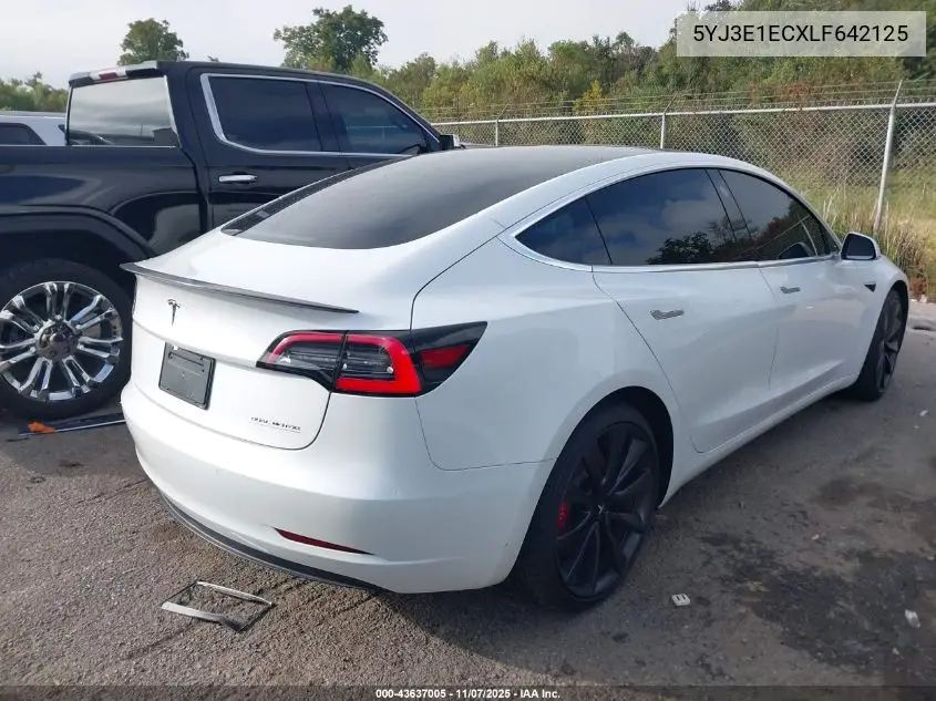 5YJ3E1ECXLF642125 2020 Tesla Model 3 Performance