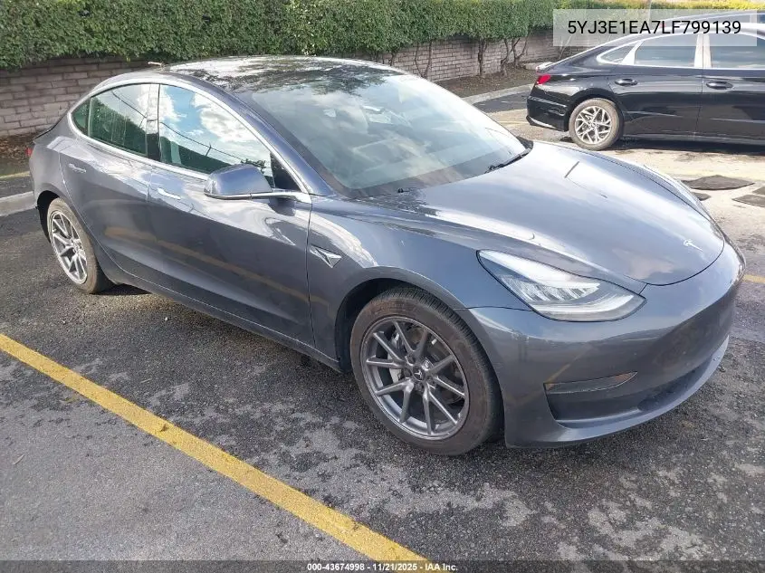 5YJ3E1EA7LF799139 2020 Tesla Model 3 Standard Range Plus Rear-Wheel Drive/Standard Range Rear-Wheel Drive