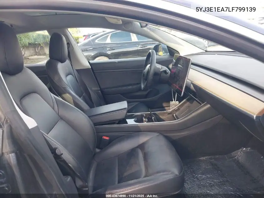 5YJ3E1EA7LF799139 2020 Tesla Model 3 Standard Range Plus Rear-Wheel Drive/Standard Range Rear-Wheel Drive