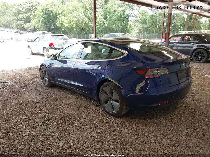 2020 Tesla Model 3 Long Range Dual Motor All-Wheel Drive VIN: 5YJ3E1EBXLF668523 Lot: 45577192