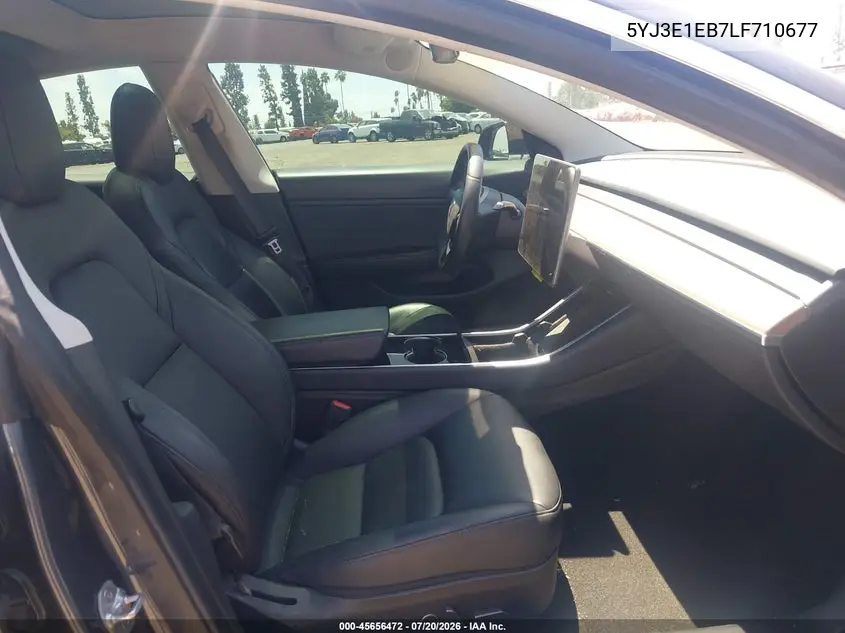 2020 Tesla Model 3 Long Range Dual Motor All-Wheel Drive VIN: 5YJ3E1EB7LF710677 Lot: 45656472