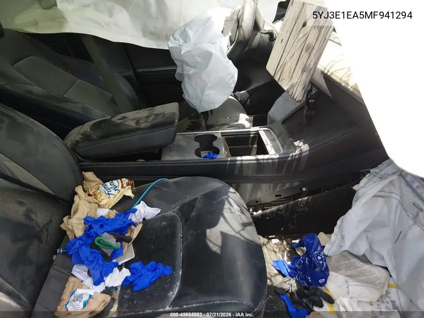 2021 Tesla Model 3 Standard Range Plus Rear-Wheel Drive VIN: 5YJ3E1EA5MF941294 Lot: 45664882