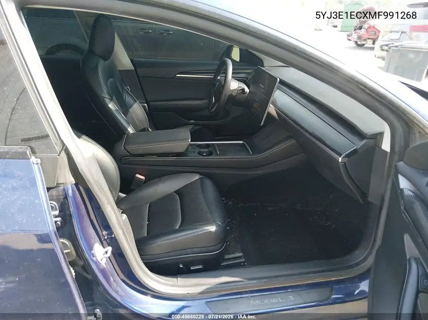2021 Tesla Model 3 Performance Dual Motor All-Wheel Drive VIN: 5YJ3E1ECXMF991268 Lot: 45680228