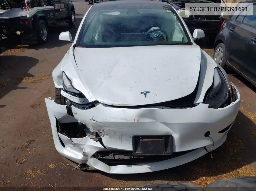 5YJ3E1EB7PF391691 2023 Tesla Model 3 Long Range Dual Motor All-Wheel Drive