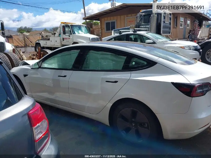 5YJ3E1EB7PF391691 2023 Tesla Model 3 Long Range Dual Motor All-Wheel Drive