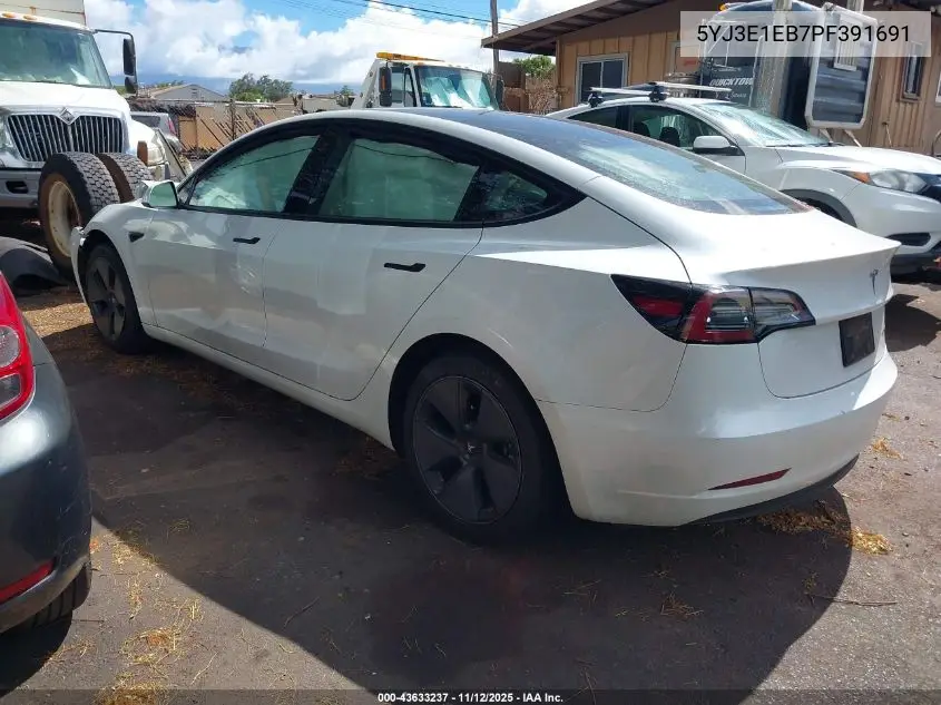 5YJ3E1EB7PF391691 2023 Tesla Model 3 Long Range Dual Motor All-Wheel Drive