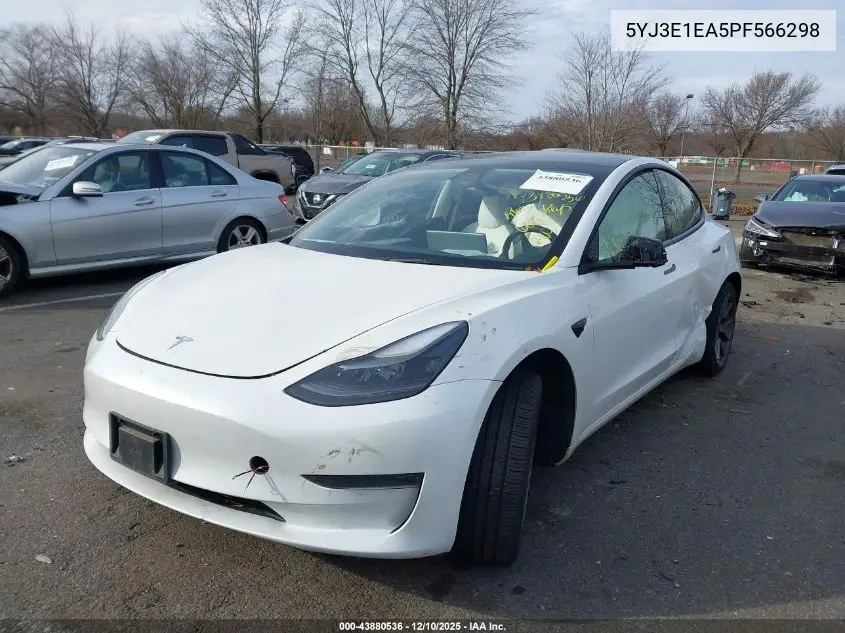 5YJ3E1EA5PF566298 2023 Tesla Model 3 Rear-Wheel Drive