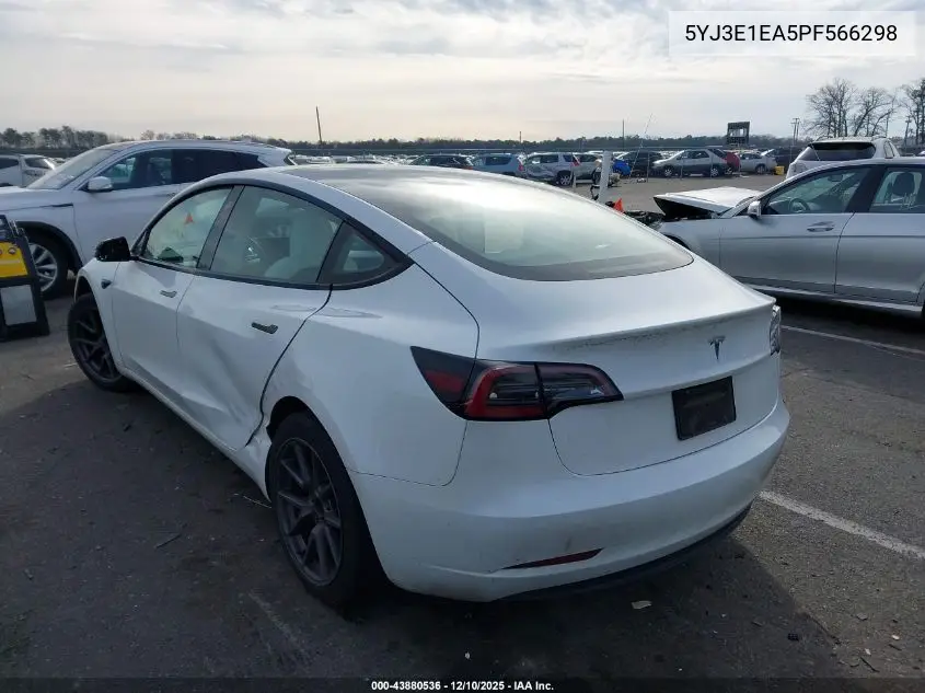 5YJ3E1EA5PF566298 2023 Tesla Model 3 Rear-Wheel Drive