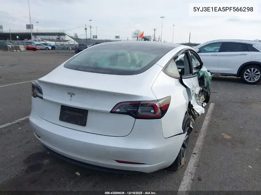 5YJ3E1EA5PF566298 2023 Tesla Model 3 Rear-Wheel Drive