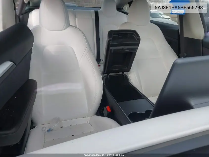 5YJ3E1EA5PF566298 2023 Tesla Model 3 Rear-Wheel Drive