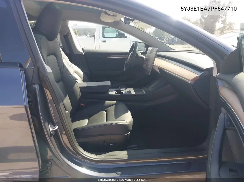 5YJ3E1EA7PF647710 2023 Tesla Model 3 Rear-Wheel Drive