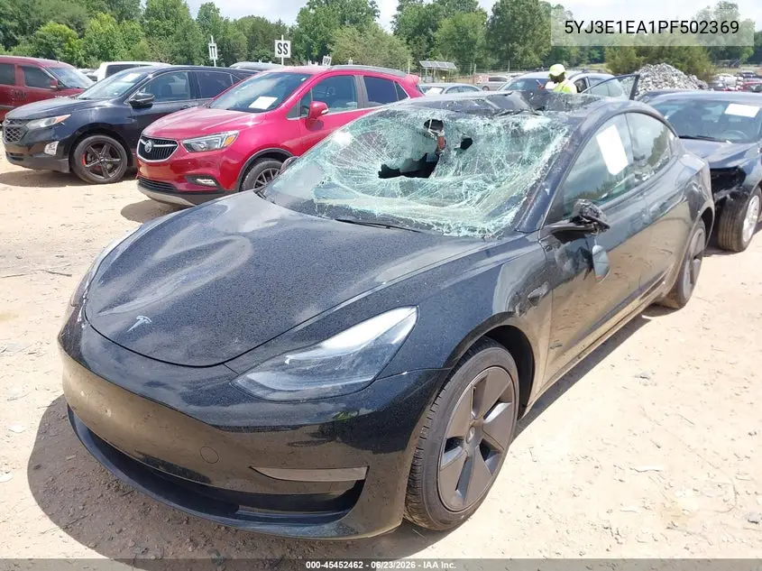 2023 Tesla Model 3 Rear-Wheel Drive VIN: 5YJ3E1EA1PF502369 Lot: 45452462